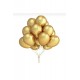 GOLD RENK METALİK KROM  BALON 15 ADET 12 İNÇ GOLD